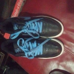 2002 Nike Air Force 1 Obsidian Carolina Blue Men's